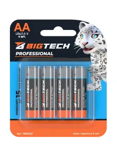 Батарейка BigTech Professional АA/LR6 бл/4шт