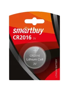 Батарейка Smartbuy CR2016 1шт/бл (SBBL-2016-1B)