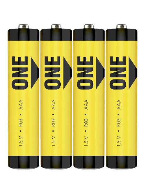Батарейка Smartbuy AAA солевая ONE R03/4S (60/600) (SOBZ-3A04S-Eco) 4шт