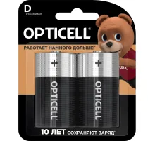 Батарейка OPTICELL D 2шт/уп