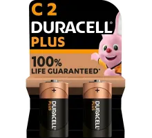 Батарейка Duracell LR14 С BL2 AIkaline 1.5V (2/20/10120) 2шт/уп