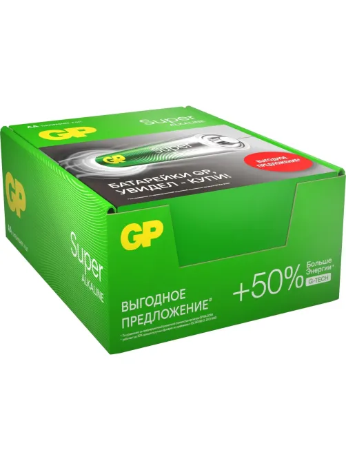 Батарейка GP Super эконом уп.AA/LR6/15A 15ARS-2SB4/15AA21RA-2CRS4 96шт/уп