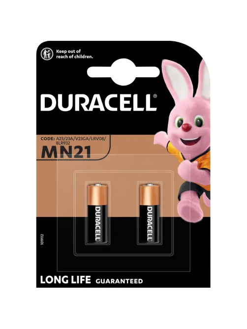Батарейка DURACELL MN21 2шт/бл для сигнализации