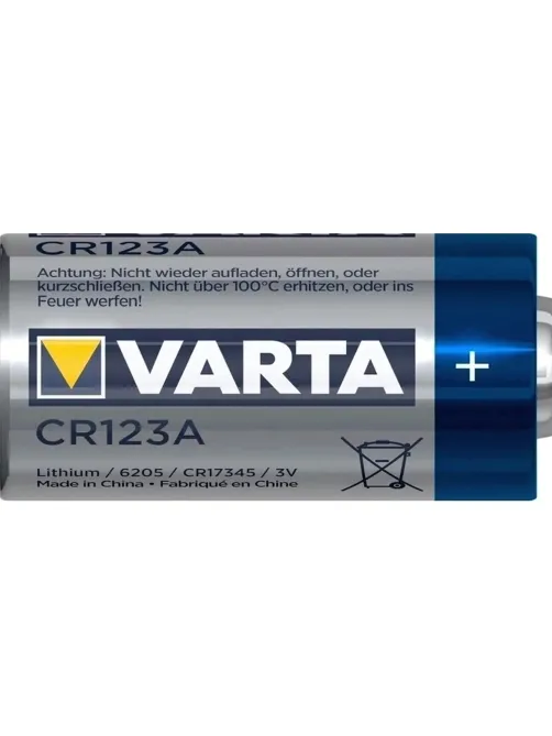 Батарейка Varta Professional CR123A 1шт Lithium 3V (6205) (1/10/100)