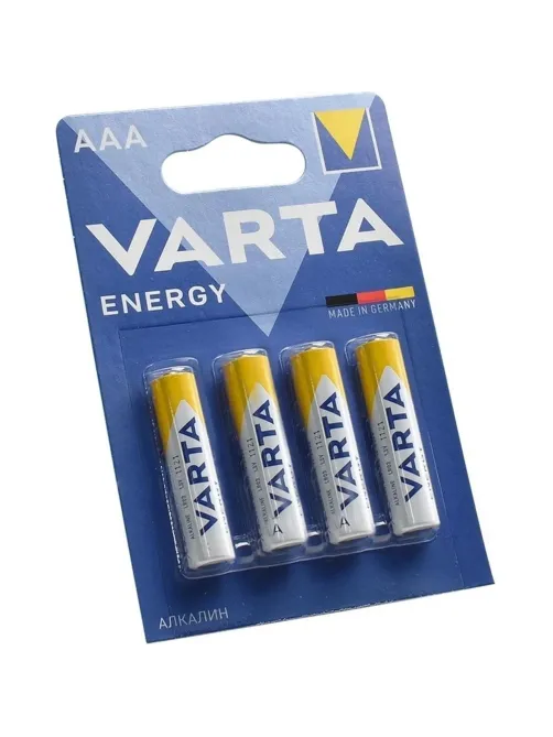 Батарейка Varta ENERGY LR03 AAA 4шт/бл Alkaline 1.5V (4103) (4103213414)