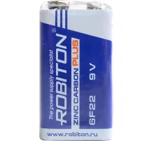 Батарейка ROBITON PLUS R-6F22-SR1 6F22 9V SR1