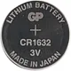 Батарейка GP CR1632 литий, 3В (1 шт) CR1632ERA-2CPU1