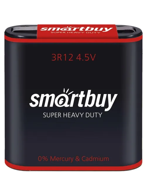 Батарейка Smartbuy солевая 3R12/1S 1шт/бл (SBBZ-3R12-1S)