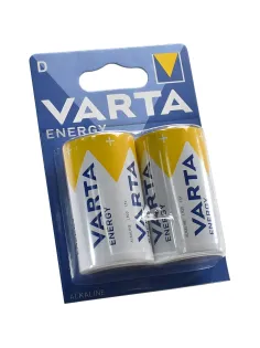 Батарейка Varta ENERGY LR20 D 2шт/бл Alkaline 1.5V (4120) (4120229412)