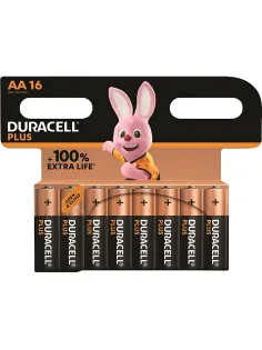 Батарейка Duracell PIus LR6 АА BL16 AlkaIine 1.5V 16шт/уп