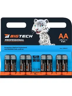 Батарейка BigTech Professional АA/LR6 бл/8шт