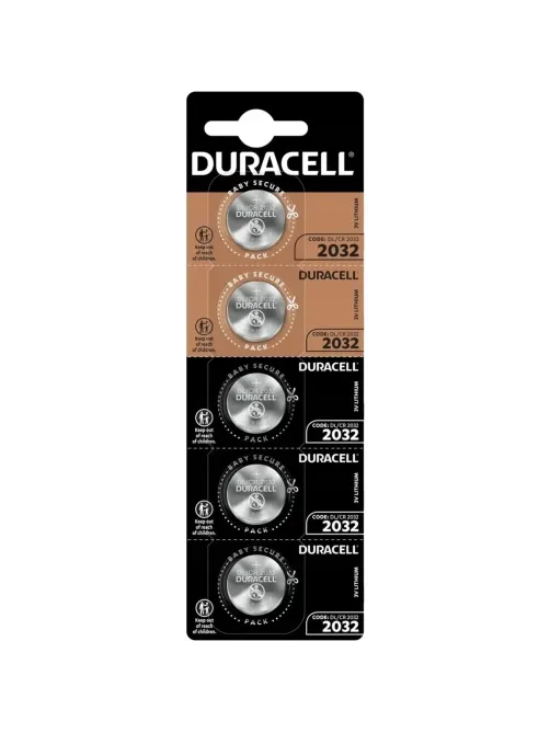 Батарейка Duracell CR2032 BL5 Lithium 3V 5шт/уп
