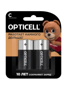 Батарейка OPTICELL С 2шт/уп