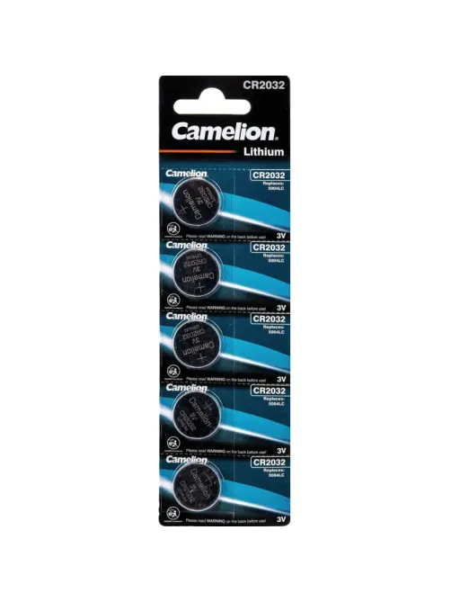 Батарейка Camelion CR2032 BL-5 (с, батарейка литиевая,3V)  5шт в упаковке
