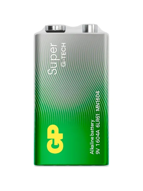 Батарейка GP Super 6LR61/Крона 9V/1604A 1604A-5CR1/1604AA21-5CRSBC1 бл/1
