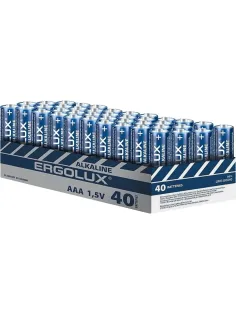 Батарейка Ergolux Alkaline BOX40 LR03  (ПРОМО, LR03 BOX40, 1.5В) 40шт/уп