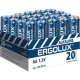 Батарейка Ergolux AA/LR 6 Alkaline BP-20 (LR 6 BP20, 1.5В) (20 шт в уп.)