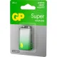 Батарейка GP Super 6LR61/Крона 9V/1604A (1604A-5CR1/1604AA21-5CRSBC1) бл/1