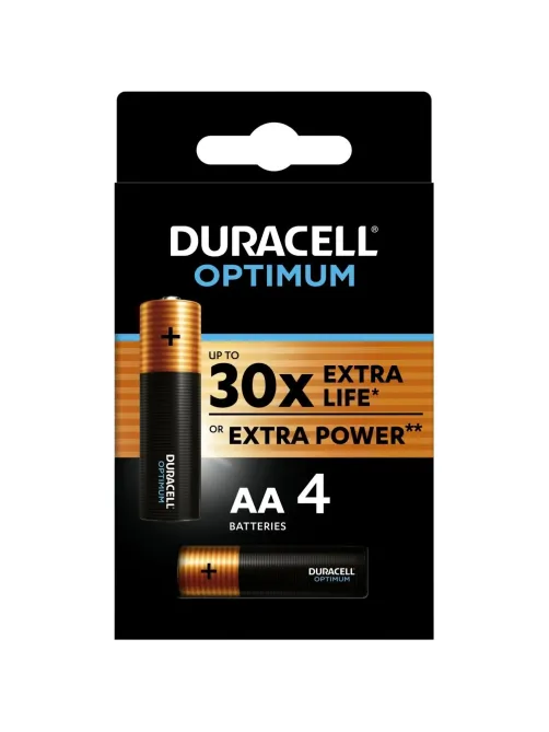 Батарейка DURACELL Optimum АА/LR6-4BL уп/4шт