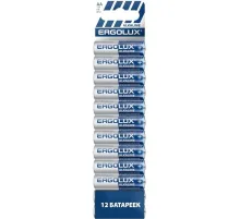Батарейка Ergolux Alkaline BP12 AA LR6 (ПРОМО, AA LR6 BP12,1.5В) 12 шт/уп