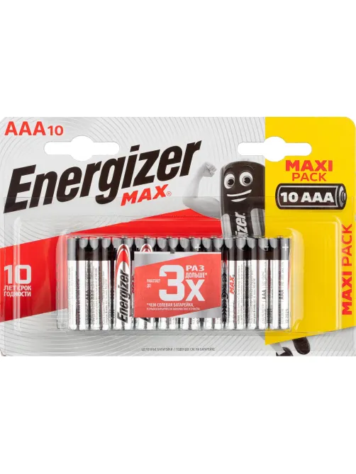 Батарейка ENERGIZER LR03 Max 10шт/уп