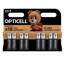 Батарейка OPTICELL Basic AA 8шт/уп