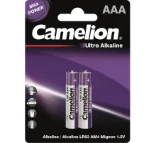Батарейка Camelion Ultra 2шт/бл (LR03-BP2UT,  1,5В) (14983)