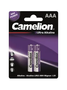Батарейка Camelion Ultra 2шт/бл (LR03-BP2UT,  1,5В) (14983)