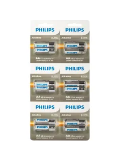 Батарейка Philips Entry АА LR6-2BL/LR6A12S/51 алкалин. 1,5v 2х6 шт/уп