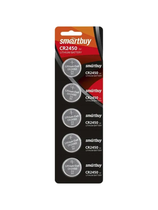 Батарейка Smartbuy CR2450 5шт/бл (SBBL-2450-5B)