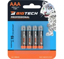 Батарейка BigTech Professional ААA/LR03 бл/4шт
