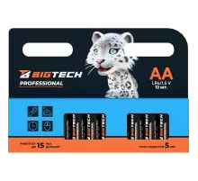 Батарейка BigTech Professional АA/LR6 уп/12шт