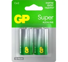 Батарейка GP Super C/LR14/14A 14A-2CR2/24AA21-2CRSBC2 алкалин. бл/2шт
