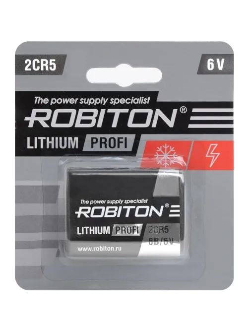 Батарейка ROBITON PROFI 2CR5 BL1