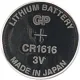 Батарейка GP Lithium CR1616 5 шт/бл, CR1616RA-7C5