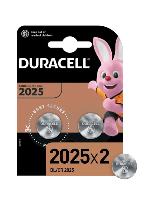 Батарейка DURACELL CR2025 литий бл/2шт