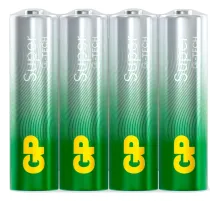 Батарейка GP Super эконом AA/LR6/15A 4шт/уп 15ARS-2SB4/GP24AA21RA-2CRS4