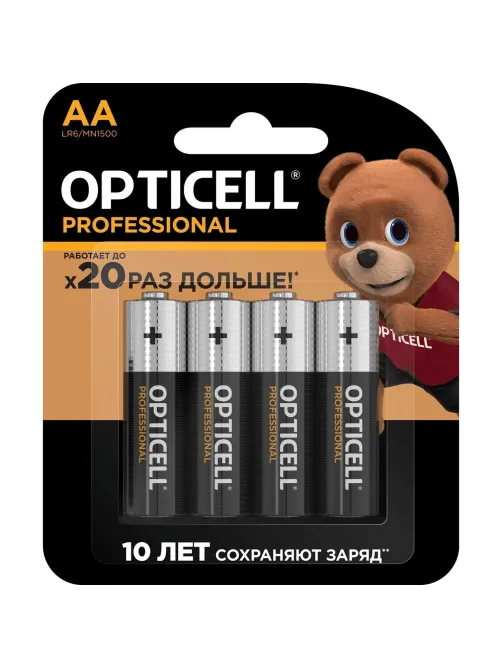 Батарейка OPTICELL Professional AA 4шт/уп