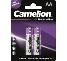 Батарейка Camelion Ultra 2шт/бл (LR6-BP2UT,  1,5В) (14982)