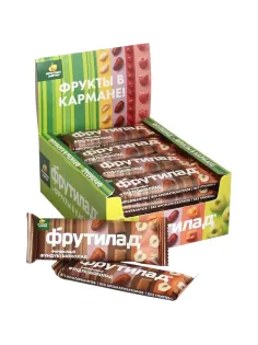 Батончик Фрутилад Финиковый с фундуком и шоколадом, 42гx20шт/уп