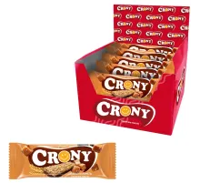 Батончик мюсли CRONY Солёная карамель. 50гх12шт/уп