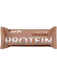 Батончик протеиновый R.A.W.life Мокачино 2026, 46гx15шт/уп