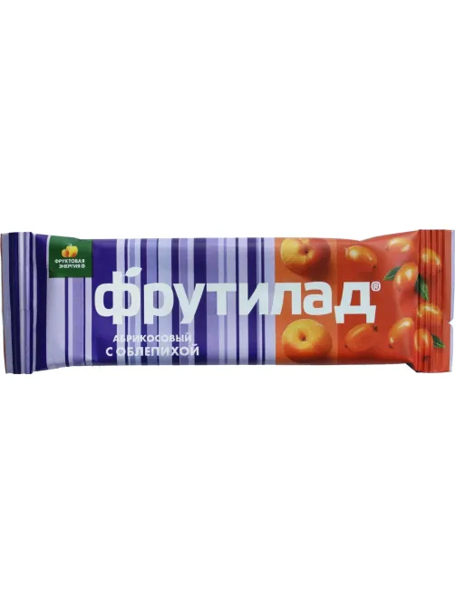 Батончик Фрутилад фруктовый с облепихой, 30гx24шт/уп