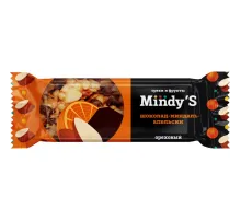 Батончик Mindy's Шоколад-Миндаль-Апельсин, 30штx35г