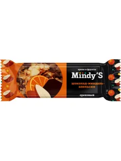 Батончик Mindy's Шоколад-Миндаль-Апельсин, 30штx35г