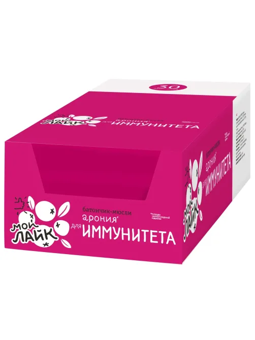 Батончик мюсли Леовит Арония для иммунитета, (30б/25г) 132349