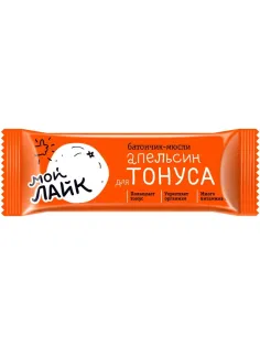 Батончик мюсли Леовит Апельсин для тонуса, (30б/25г) 132348