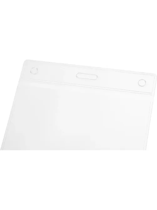 Бейдж Attache Economy 108x126 150мкм,шнурок 45см син, вкладыш 90x120 5шт/уп