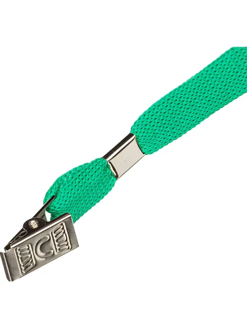 Бейдж Attache 120х87мм металл зажим/тесьма зел.(10шт.) 1065ГК-108