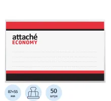 Бейдж 90х55мм Economy металл зажим/булавка (50шт),18мкм
